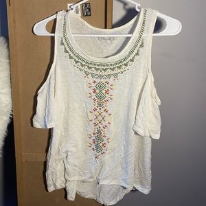 mudd, women’s off the shoulder top, size medium